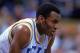 11 Mar 2000: Billy Knight #3 of the UCLA Bruins rests on the court during a game against the Washington Huskies at the Pauley Pavilion in Westwood, California The Bruins defeated the Huskies 90-64. Mandatory Credit: Jeff Gross /Allsport