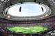 TOPSHOT - A general view during the opening ceremony before the Russia 2018 World Cup Group A football match between Russia and Saudi Arabia at the Luzhniki Stadium in Moscow on June 14, 2018. (Photo by Mladen ANTONOV / AFP) / RESTRICTED TO EDITORIAL USE - NO MOBILE PUSH ALERTS/DOWNLOADS (Photo credit should read MLADEN ANTONOV/AFP/Getty Images)