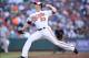 BALTIMORE, MD - JULY 09: Zach Britton #53 of the Baltimore Orioles pitches in the ninth inning during a game one of a doubleheader baseball game against the New York Yankees at Oriole Park at Camden Yards on July 9, 2018 in Baltimore, Maryland. (Photo by Mitchell Layton/Getty Images)