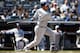 NEW YORK, NY - JUNE 17: Wilson Ramos #40 of the Tampa Bay Rays at bat against the New York Yankees during the fifth inning at Yankee Stadium on June 17, 2018 in the Bronx borough of New York City. (Photo by Adam Hunger/Getty Images)