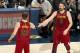 INDIANAPOLIS, IN - APRIL 20: Kyle Korver #26 and Kevin Love #0 of the Cleveland Cavaliers high five during the game against the Indiana Pacers in Game Three of Round One of the 2018 NBA Playoffs on April 20, 2018 at Bankers Life Fieldhouse in Indianapolis, Indiana. NOTE TO USER: User expressly acknowledges and agrees that, by downloading and or using this Photograph, user is consenting to the terms and conditions of the Getty Images License Agreement. Mandatory Copyright Notice: Copyright 2018 NBAE (Photo by Nathaniel S. Butler/NBAE via Getty Images)