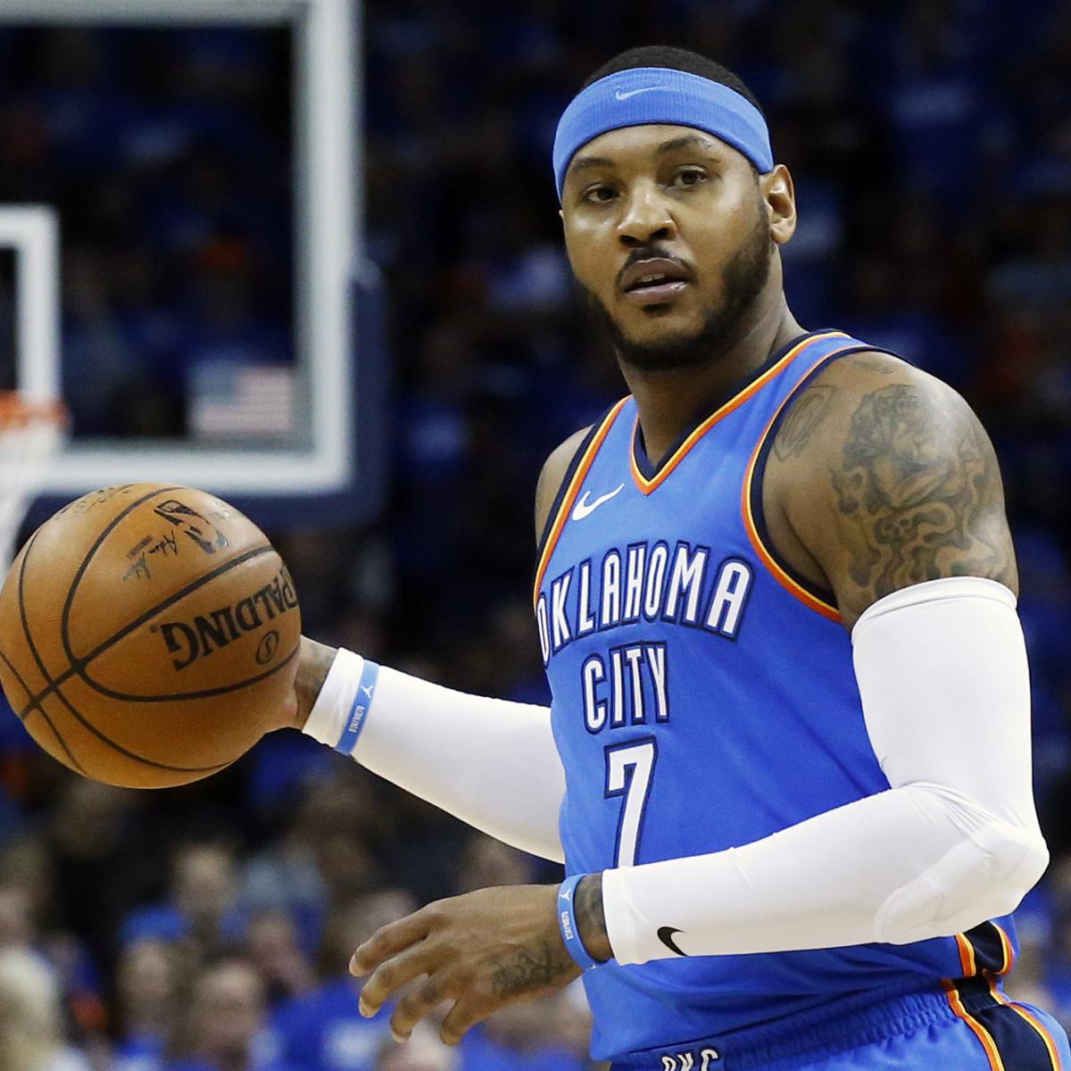 Carmelo Anthony Rumors Rockets Remain Favorites to Land SF News