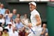 LONDON, ENGLAND - JULY 13: Kevin Anderson of South Africa celebrates a point against John Isner of The United States during their Men's Singles semi-final match on day eleven of the Wimbledon Lawn Tennis Championships at All England Lawn Tennis and Croquet Club on July 13, 2018 in London, England. (Photo by Matthew Stockman/Getty Images)