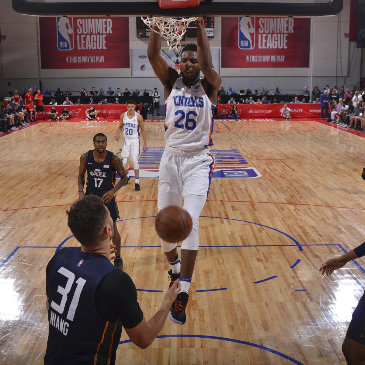 NBA Summer League: Mitchell Robinson Dominates Both Ends in Knicks Win | Bleacher Report | Latest News, Videos and Highlights