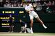 LONDON, ENGLAND - JULY 13: Novak Djokovic of Serbia returns against Rafael Nadal of Spain during their Men's Singles semi-final match on day eleven of the Wimbledon Lawn Tennis Championships at All England Lawn Tennis and Croquet Club on July 13, 2018 in London, England. (Photo by Clive Mason/Getty Images)