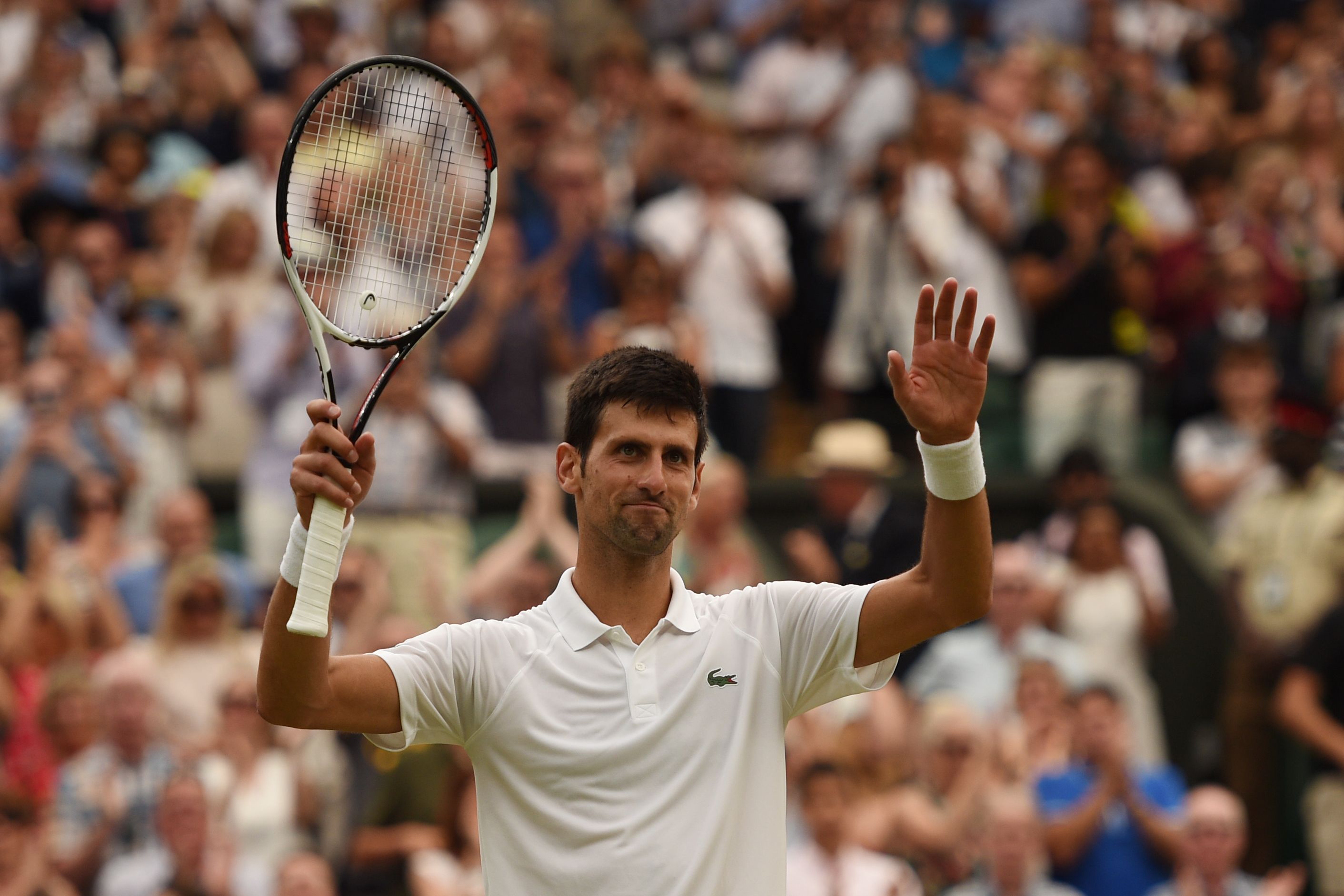 Wimbledon 2018 Men S Final Start Time Schedule Prediction And - serbia s novak djokovic celebrates after winning against spain s rafael nadal during the continuation of their men s