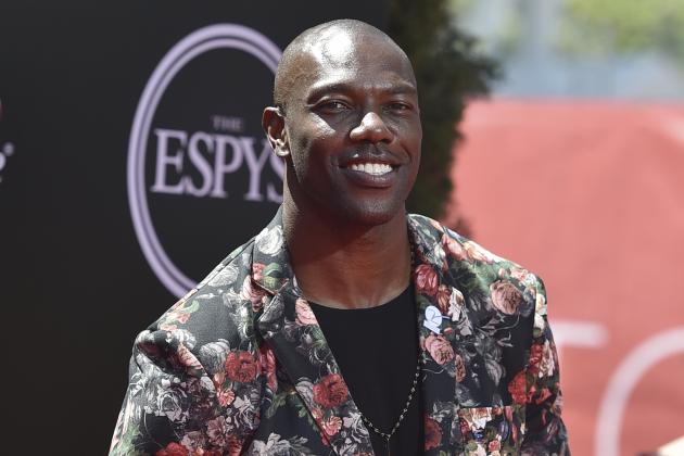 FILE - In this July 13, 2016, file photo, former NFL player Terrell Owens arrives at the ESPY Awards at the Microsoft Theater in Los Angeles. Terrell Owens says he will not attend the induction ceremony for the Pro Football Hall of Fame in August, an unprecedented decision by an enshrinee. Owens was voted into the hall in February. In a statement released Thursday, June 7, 2018, by his publicist, Owens says: “While I am incredibly appreciative of this opportunity, I have made the decision to publicly decline my invitation to attend the induction ceremony in Canton.”(Photo by Jordan Strauss/Invision/AP)