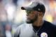 CHICAGO, IL - SEPTEMBER 24: Head coach Mike Tomlin of the Pittsburgh Steelers stands on the sidelines during the game against the Chicago Bears at Soldier Field on September 24, 2017 in Chicago, Illinois. (Photo by Joe Robbins/Getty Images)