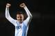 Lazio's midfielder Sergej Milinkovic-Savic from Serbia celebrates at the end of the Italian Serie A football match Torino Vs Lazio on April 29, 2018 at the 'Grande Torino Stadium' in Turin. (Photo by MARCO BERTORELLO / AFP) (Photo credit should read MARCO BERTORELLO/AFP/Getty Images)