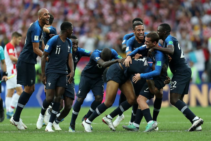 World Cup 2018 Trophy France Celebration Highlights Twitter