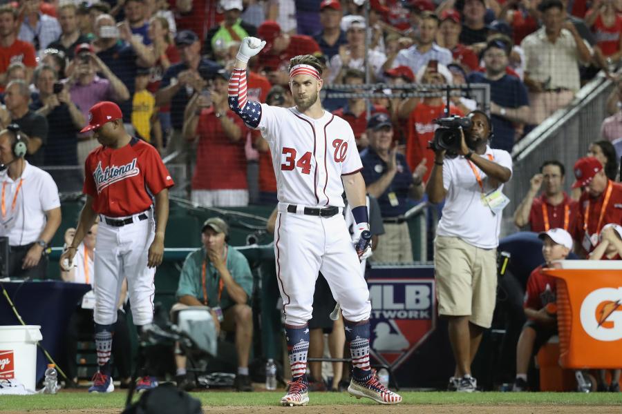 Home Run Derby: Bryce Harper downs Kyle Schwarber in classic showdown