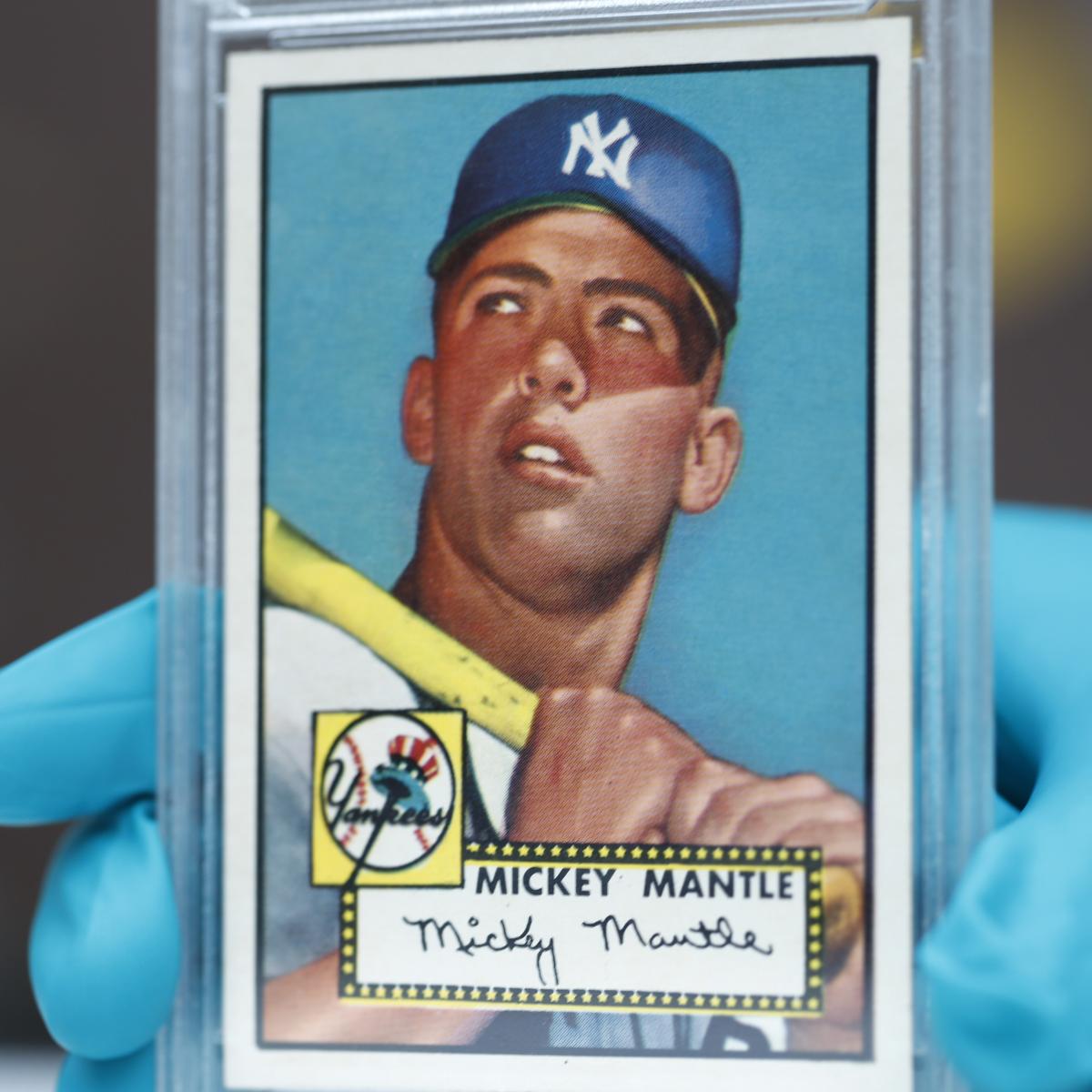Rare Mickey Mantle Card Insured for $12M, Delivered by Armored Truck for Display | Bleacher ...
