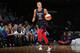 WASHINGTON, DC - JULY 11: Elena Delle Donne #11 of the Washington Mystics dribbles the ball up court against the Atlanta Dream on July 11, 2018 at Capital One Arena in Washington, DC. NOTE TO USER: User expressly acknowledges and agrees that, by downloading and or using this photograph, User is consenting to the terms and conditions of the Getty Images License Agreement. Mandatory Copyright Notice: Copyright 2018 NBAE (Photo by Ned Dishman/NBAE via Getty Images)