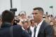 Portuguese footballer Cristiano Ronaldo walks out the Juventus medical center at the Alliance stadium in Turin on July 16, 2018 to greet supporters. - Cristiano Ronaldo arrived in Turin ahead of his official unveiling as Juventus' superstar summer signing on July 17. (Photo by Isabella Bonotto / AFP) (Photo credit should read ISABELLA BONOTTO/AFP/Getty Images)