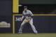 Los Angeles Dodgers shortstop Manny Machado during the second inning of a baseball game against the Milwaukee Brewers Friday, July 20, 2018, in Milwaukee. (AP Photo/Morry Gash)
