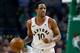 Toronto Raptors' DeMar DeRozan plays against the Boston Celtics during the third quarter of an NBA basketball game in Boston, Saturday, March 31, 2018. The Celtics won 110-99. (AP Photo/Michael Dwyer)