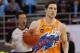BEIJING, CHINA - MARCH 04: Jimmer Fredette #32 of Shanghai Bilibili in action during the 2017/2018 CBA League match between Beijing Ducks and Shanghai Bilibili at Cadillac Arena on March 4, 2018 in Beijing, China. (Photo by XIN LI/Getty Images)