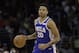 Philadelphia 76ers' Markelle Fultz in action during an NBA basketball game against the Denver Nuggets, Monday, March 26, 2018, in Philadelphia. (AP Photo/Matt Slocum)