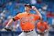 TORONTO, ON - JULY 21: Zach Britton #53 of the Baltimore Orioles delivers a pitch in the eighth inning during MLB game action against the Toronto Blue Jays at Rogers Centre on July 21, 2018 in Toronto, Canada. (Photo by Tom Szczerbowski/Getty Images)