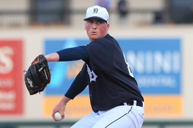 LAKELAND, FL - FEBRUARY 25:  Kyle Funkhouser #81 of the Detroit Tigers pitches during the Spring Training game against the Pittsburgh Pirates at Publix Field at Joker Marchant Stadium on February 25, 2018 in Lakeland, Florida. The game ended in a 8-8 tie.  (Photo by Mark Cunningham/MLB Photos via Getty Images)