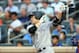 NEW YORK, NY - JUNE 08: Masahiro Tanaka #19 of the New York Yankees hits a fly ball to deep center field during the third inning of a game against the New York Mets at Citi Field on June 8, 2018 in the Flushing neighborhood of the Queens borough of New York City. (Photo by Rich Schultz/Getty Images)