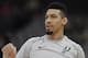San Antonio Spurs guard Danny Green warms before an NBA basketball game against the Indiana Pacers, Sunday, Jan. 21, 2018, in San Antonio. (AP Photo/Eric Gay)