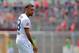 SIEGEN, GERMANY - JULY 21: Karim Bellarabi of Leverkusen looks on during a friendly match at Leimbachstadion on July 21, 2018 in Siegen, Germany. (Photo by Juergen Schwarz/Getty Images)