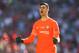 LONDON, ENGLAND - MAY 19: Thibaut Courtois of Chelsea celebrates following his side's first goal during The Emirates FA Cup Final between Chelsea and Manchester United at Wembley Stadium on May 19, 2018 in London, England. (Photo by Catherine Ivill/Getty Images)
