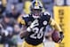 Pittsburgh Steelers running back Le'Veon Bell (26) plays in an NFL football game against the Jacksonville Jaguars, Sunday, Jan. 14, 2018, in Pittsburgh. (AP Photo/Keith Srakocic)
