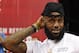 LAS VEGAS, NV - JULY 15: LeBron James of the Los Angeles Lakers attends a quarterfinal game of the 2018 NBA Summer League between the Lakers and the Detroit Pistons at the Thomas & Mack Center on July 15, 2018 in Las Vegas, Nevada. NOTE TO USER: User expressly acknowledges and agrees that, by downloading and or using this photograph, User is consenting to the terms and conditions of the Getty Images License Agreement. (Photo by Ethan Miller/Getty Images)