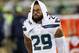 JACKSONVILLE, FL - DECEMBER 10: Safety Earl Thomas #29 of the Seattle Seahawks on the sideline with a Gatorade Towel wrapped around his head during the game against the Jacksonville Jaguars at EverBank Field on December 10, 2017 in Jacksonville, Florida. The Jaguars defeated the Seahawks 30 to 24. (Photo by Don Juan Moore/Getty Images)