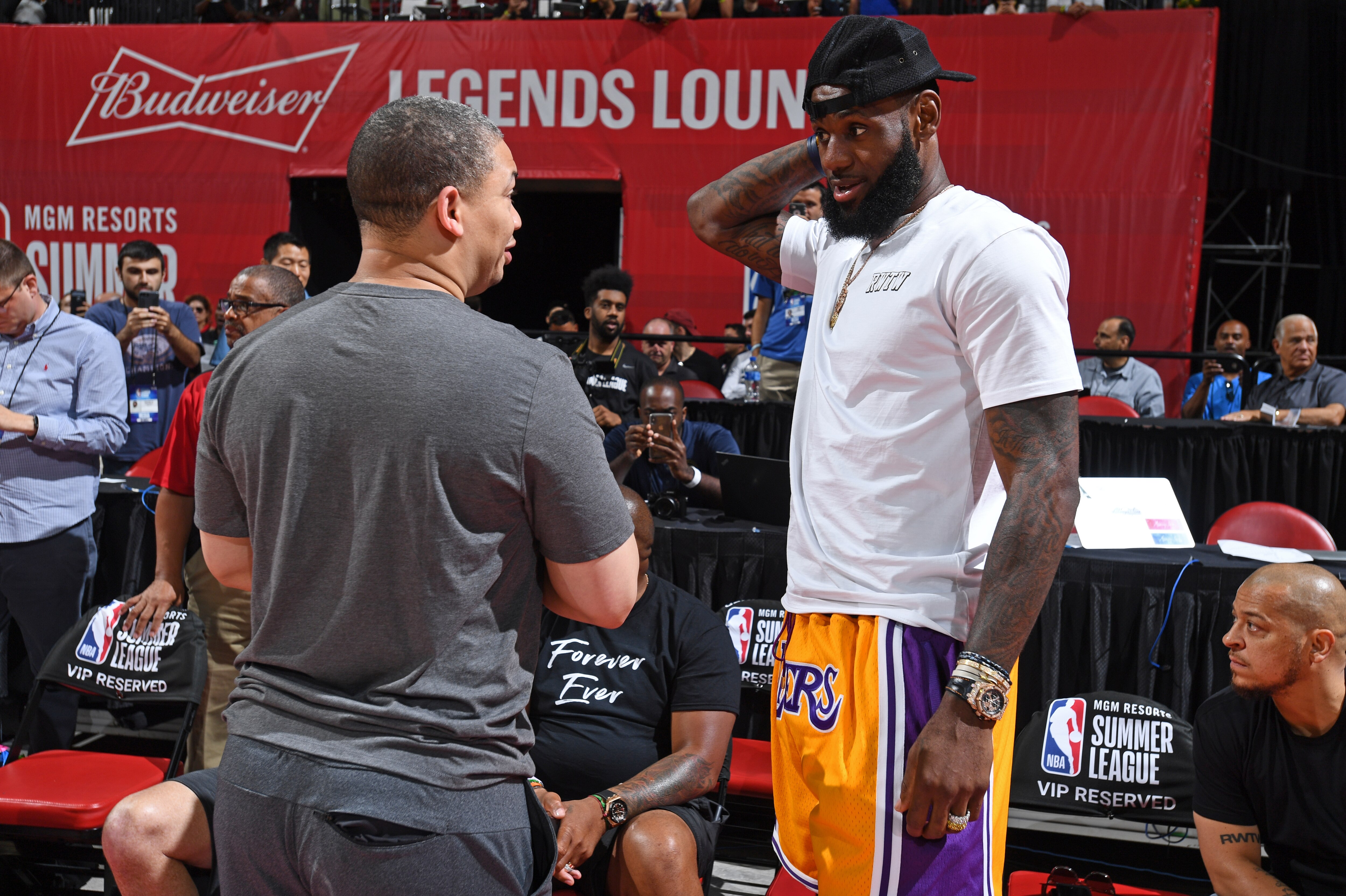 lebron james summer league hat