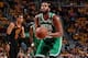 CLEVELAND, OH - MAY 19: Greg Monroe #55 of the Boston Celtics shoots a free throw against the Cleveland Cavaliers in Game Three of the Eastern Conference Finals of the 2018 NBA Playoffs on May 19, 2018 at Quicken Loans Arena in Cleveland, Ohio. NOTE TO USER: User expressly acknowledges and agrees that, by downloading and or using this photograph, user is consenting to the terms and conditions of Getty Images License Agreement. Mandatory Copyright Notice: Copyright 2018 NBAE (Photo by Nathaniel S. Butler/NBAE via Getty Images)