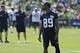 Seattle Seahawks wide receiver Doug Baldwin stands on the field during NFL football training camp, Sunday, July 29, 2018, in Renton, Wash. (AP Photo/Ted S. Warren)