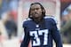 NASHVILLE, TN - NOVEMBER 12: Johnathan Cyprien #37 of the Tennessee Titans warming up before a game against the Cincinnati Bengals at Nissan Stadium on November 12, 2017 in Nashville, Tennessee. The Titans defeated the Bengals 24-20. (Photo by Wesley Hitt/Getty Images)