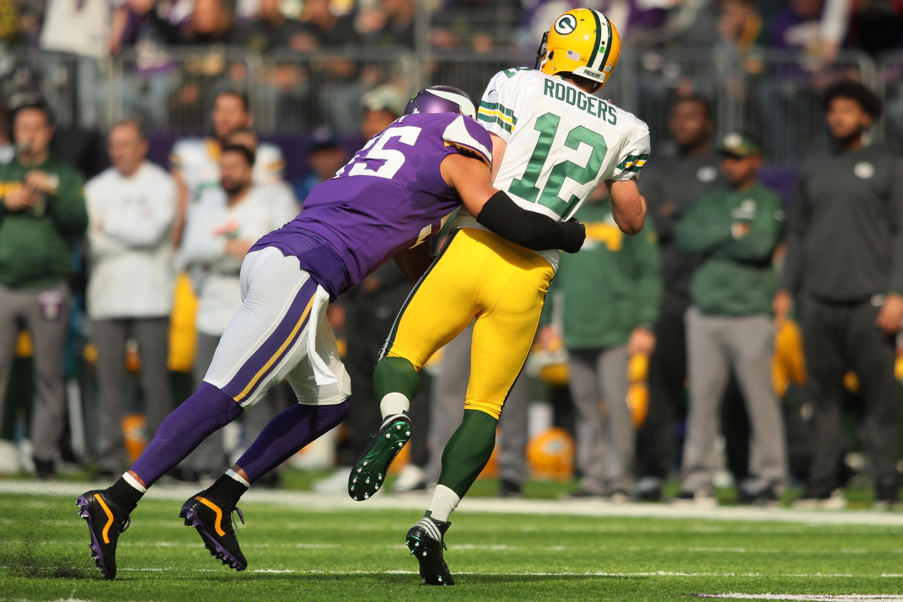 Anthony Barr S Controversial Hit On Aaron Rodgers Would Be Penalty This Season Bleacher Report Latest News Videos And Highlights