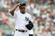NEW YORK, NY - JULY 28: Luis Severino #40 of the New York Yankees reacts after giving up a 2-run single to Salvador Perez #13 of the Kansas City Royals in the fifth inning at Yankee Stadium on July 28, 2018 in the Bronx borough of New York City. (Photo by Mike Stobe/Getty Images)