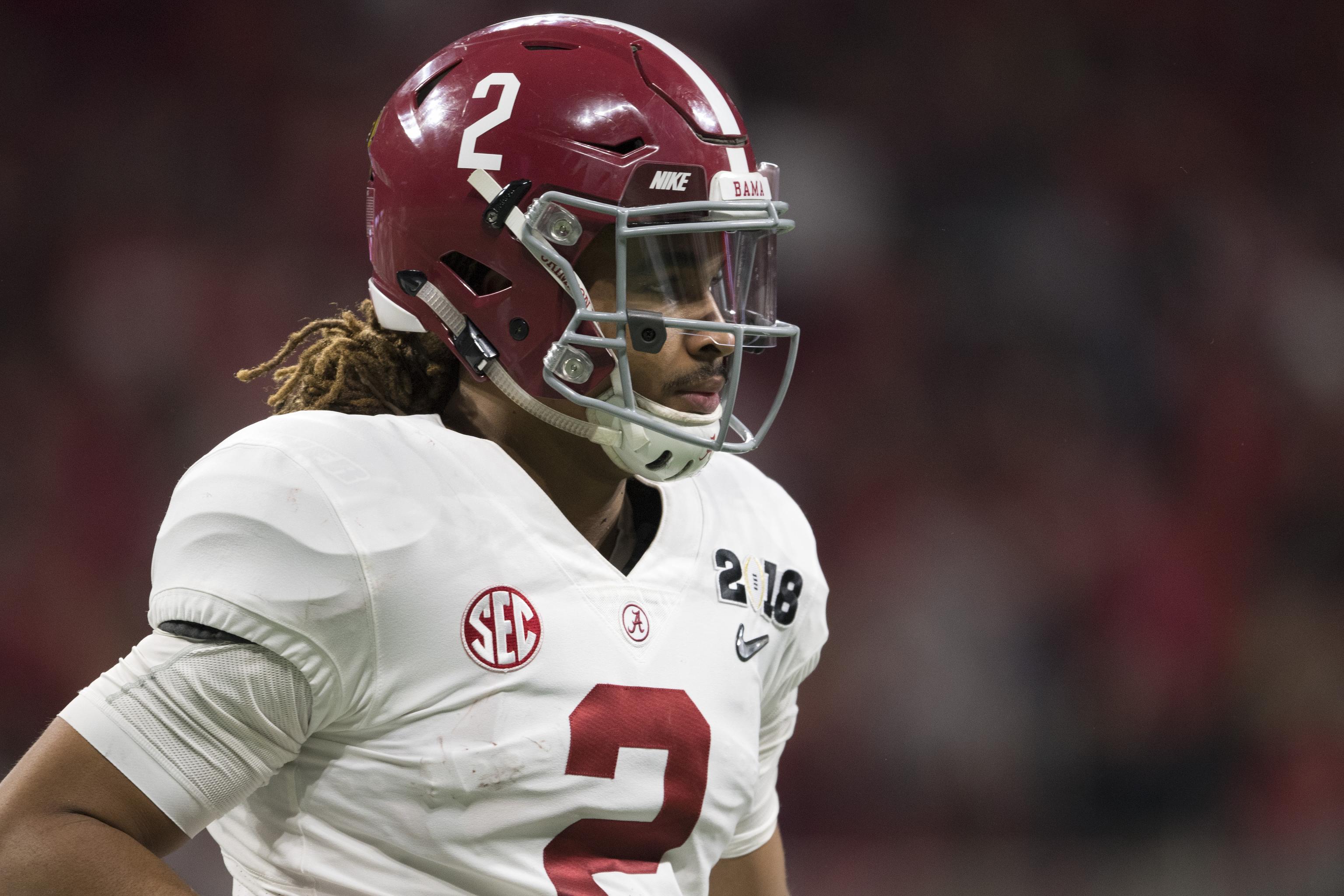 January 7, 201 Santa Clara, CA.Alabama quarterback (2) Jalen Hurts