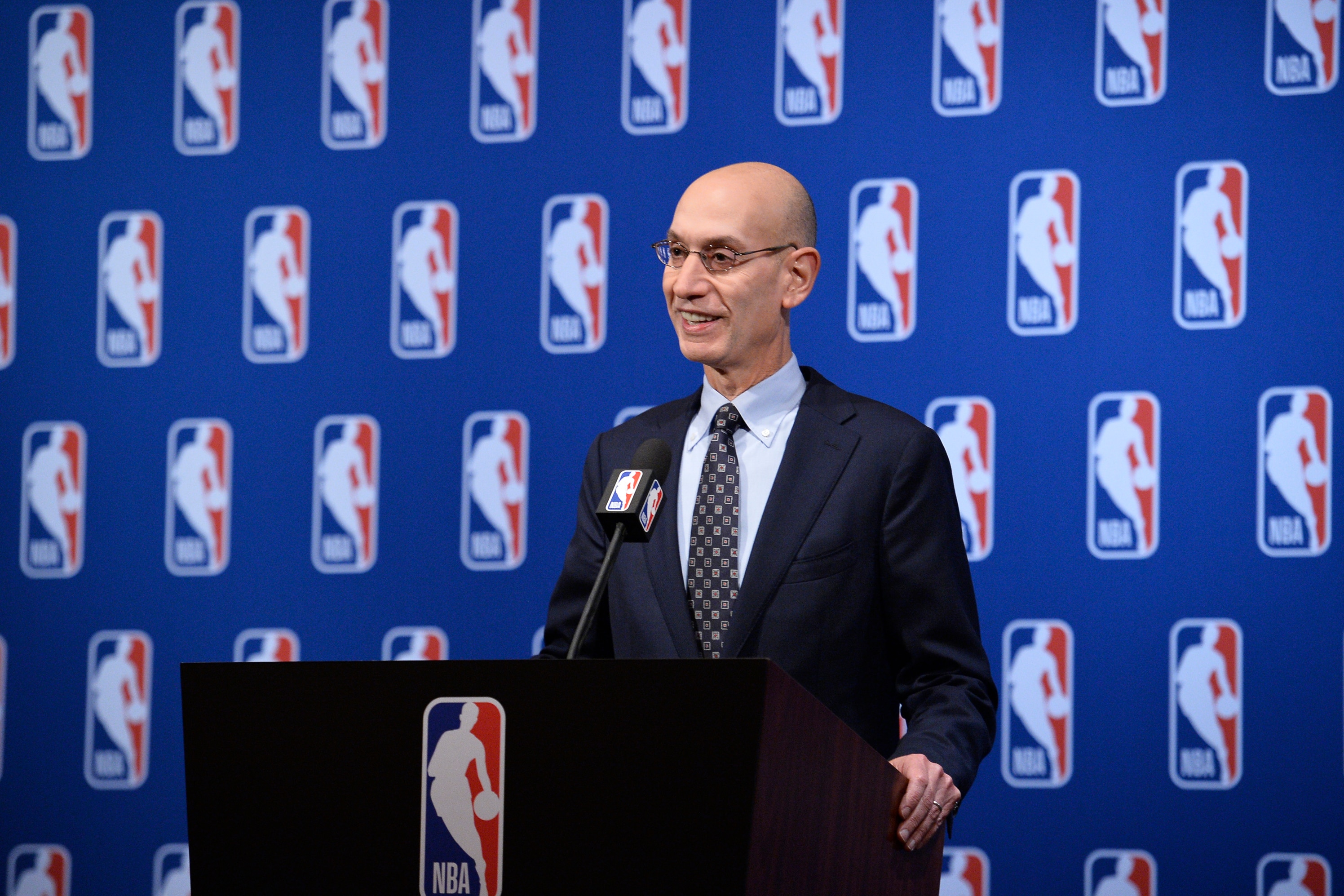 lebron james adam silver