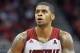 Louisville's Chane Behanan prepares to attempt a free throw during the second half of an NCAA college basketball game Wednesday Dec. 4, 2013, in Louisville, Ky. Louisville defeated UMKC 90-62. (AP Photo/Timothy D. Easley)