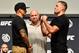 Dustin Poirier (left) and Nate Diaz (right)