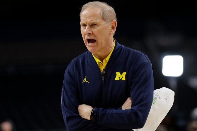 Michigan head coach John Beilein directs his team during a practice session for the Final Four NCAA college basketball tournament, Friday, March 30, 2018, in San Antonio. (AP Photo/Eric Gay)