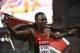 Kenya's Nicholas Bett celebrates winning the final of the men's 400 metres hurdles athletics event at the 2015 IAAF World Championships at the 'Bird's Nest' National Stadium in Beijing on August 25, 2015. AFP PHOTO / OLIVIER MORIN (Photo credit should read OLIVIER MORIN/AFP/Getty Images)