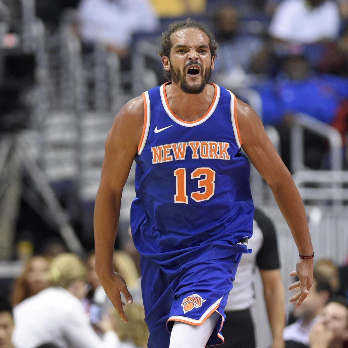 Joakim Noah Adidas NBA New York Knicks Official Away Blue Men'