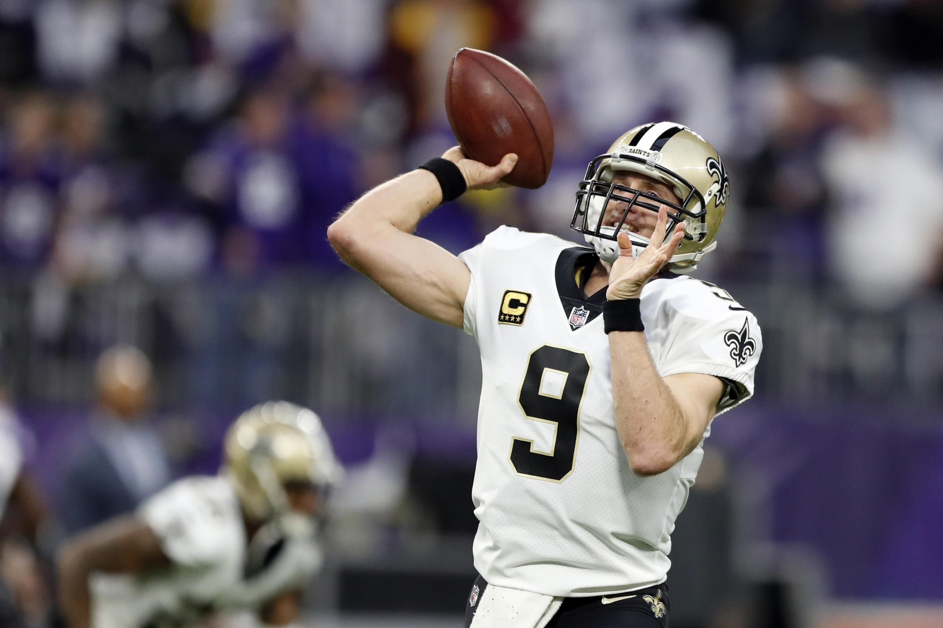 Drew Brees passes Peyton Manning for No. 1 in NFL career passing yards