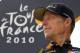 FILE- In this July 25, 2010, file photo, Lance Armstrong, of the United States, looks back on the podium after the 20th and last stage of the Tour de France cycling race in Paris. Armstrong’s $100 million civil fraud trial is months away, yet his fight with the government and former teammate-turned-rival Floyd Landis is heating up. The trial is scheduled for November in federal court in Washington D.C., and lawyers for both sides recently filed a series of motions asking U.S. District Judge Christopher Cooper to exclude some key evidence. (AP Photo/Bas Czerwinski, File)