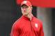 LINCOLN, NE - APRIL 21: Head Coach Scott Frost of the Nebraska Cornhuskers watches action during the Spring game at Memorial Stadium on April 21, 2018 in Lincoln, Nebraska. (Photo by Steven Branscombe/Getty Images)