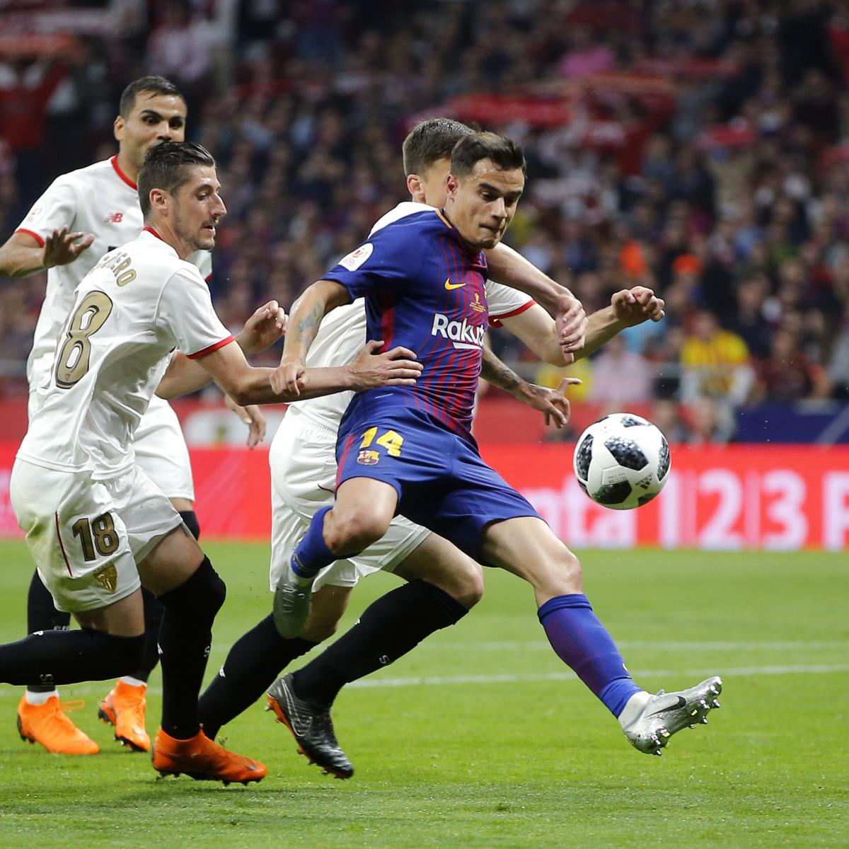 Sevilla vs. Barcelona: 2018 Spanish Super Cup TV Schedule, Live Stream | Bleacher ...1200 x 1200