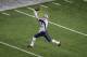 New England Patriots quarterback Tom Brady tries and fails to make a catch against the Philadelphia Eagles in the second quarter of the NFL Super Bowl 52 football game Sunday, Feb. 4, 2018, in Minneapolis. (AP Photo/Bruce Kluckhohn)