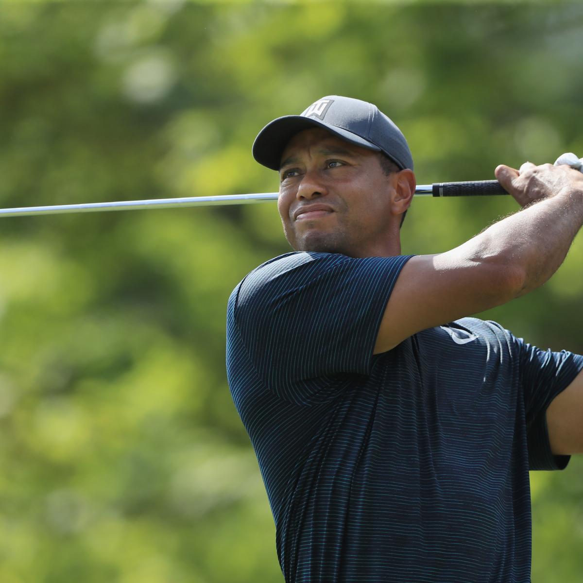 Tiger Woods Finds Groove Late in 1st Round at PGA Championship 2018 | Bleacher Report ...